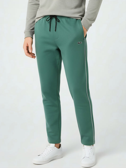 TR328-P- LCSTE 100% COTTON TERRY PIPING 3 POCKET TROUSER "LEAF GREEN"