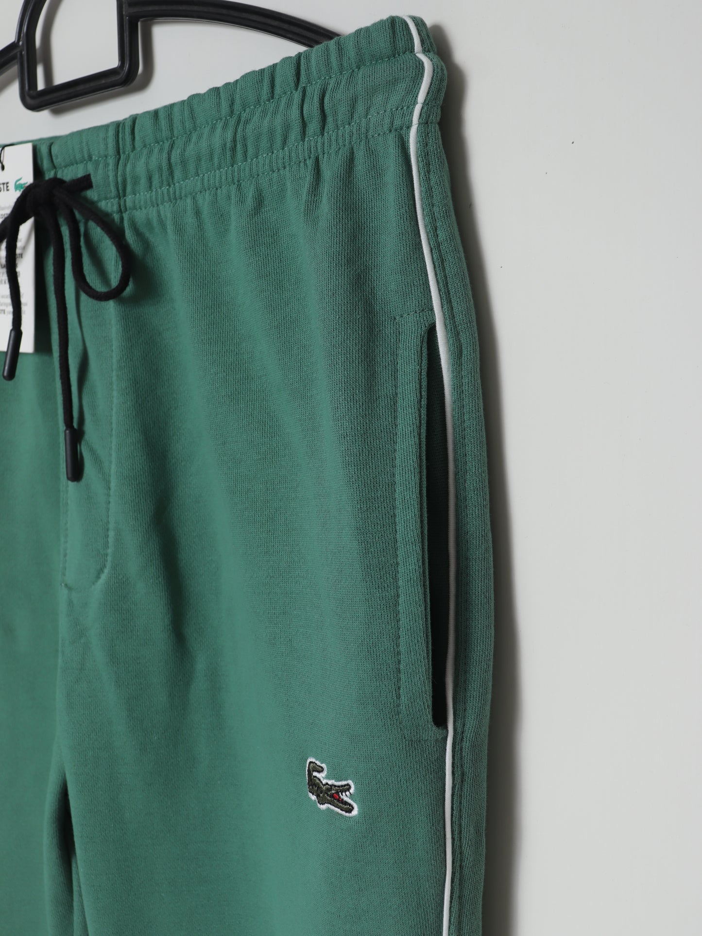 TR328-P- LCSTE 100% COTTON TERRY PIPING 3 POCKET TROUSER "LEAF GREEN"