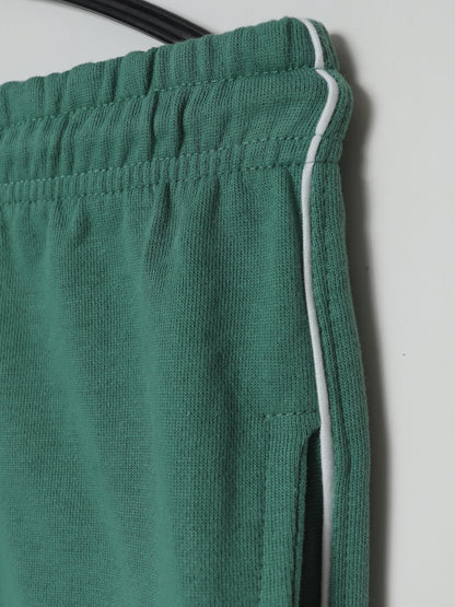 TR328-P- LCSTE 100% COTTON TERRY PIPING 3 POCKET TROUSER "LEAF GREEN"