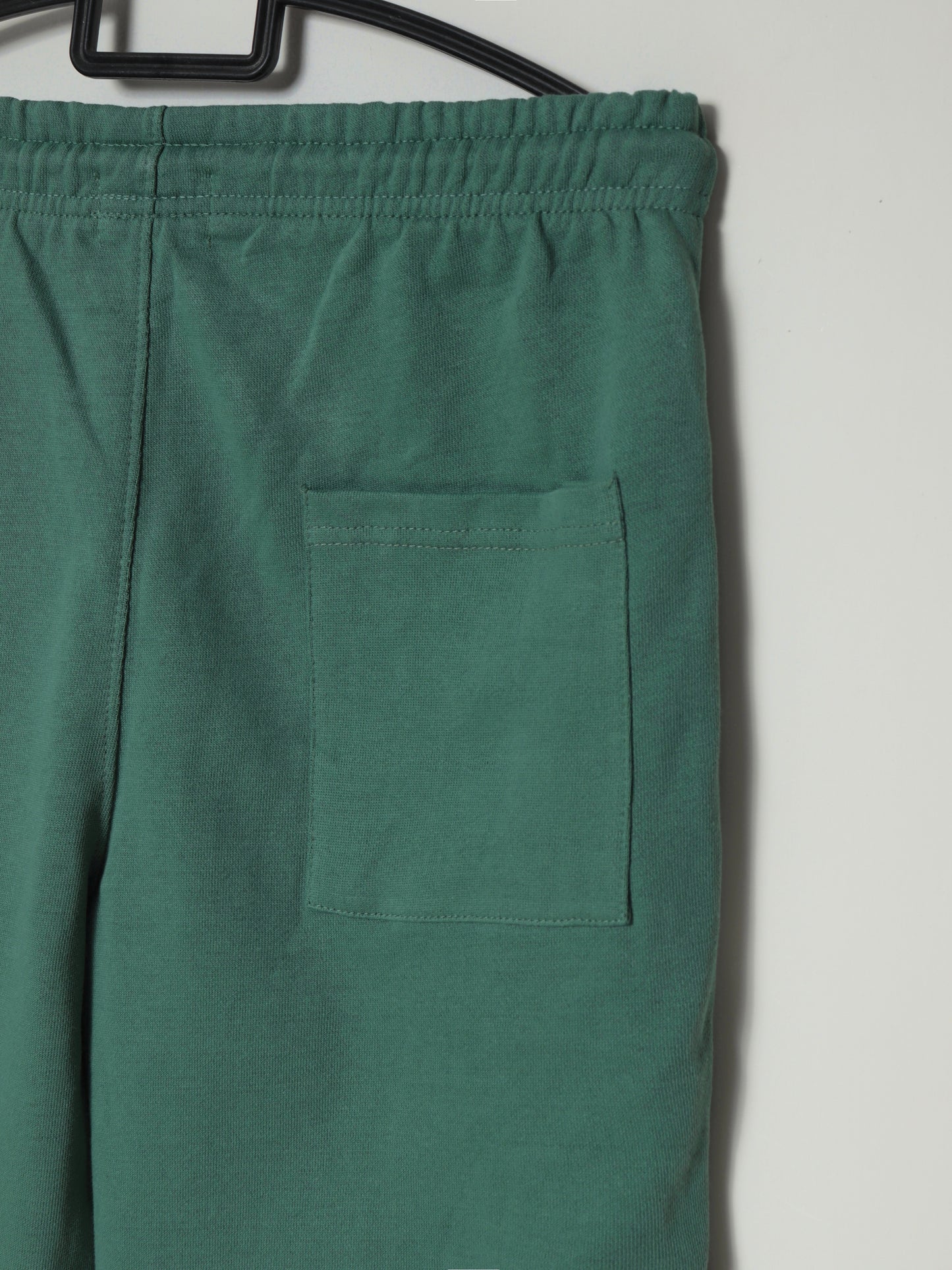 TR328-P- LCSTE 100% COTTON TERRY PIPING 3 POCKET TROUSER "LEAF GREEN"