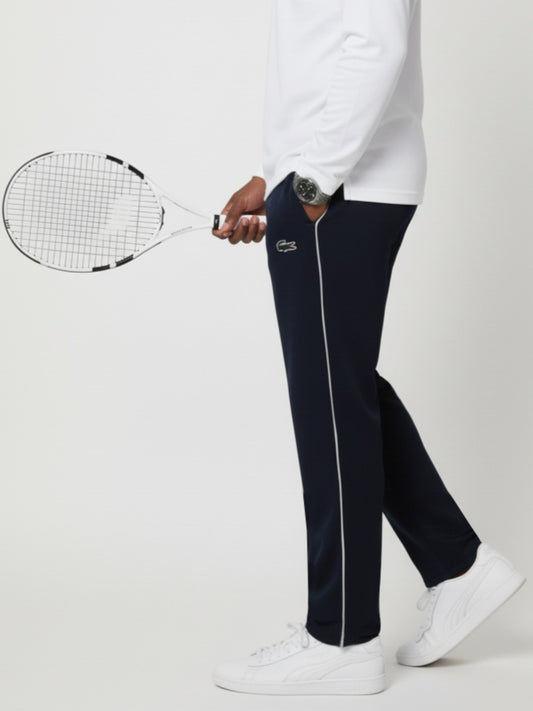 TR328-P- LCSTE 100% COTTON TERRY PIPING TROUSER "NAVY"
