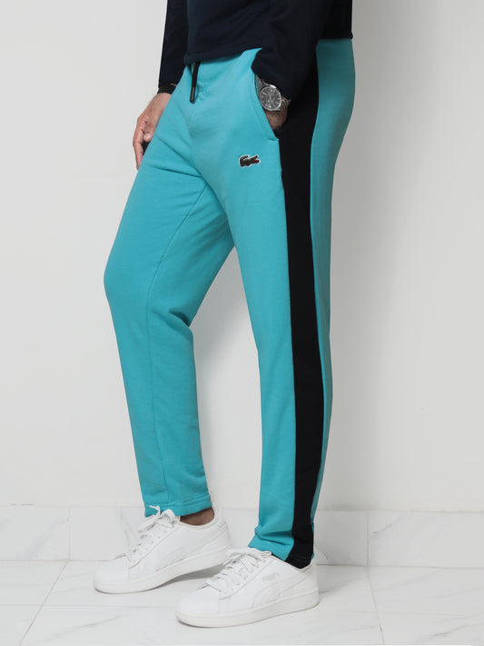 TR328- LCSTE PANEL 100% COTTON TERRY PREMIUM TROUSER "DARK AQUA"