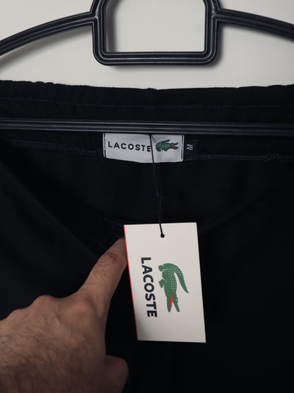 TR328-P- LCSTE 100% COTTON TERRY PIPING TROUSER "BLACK"