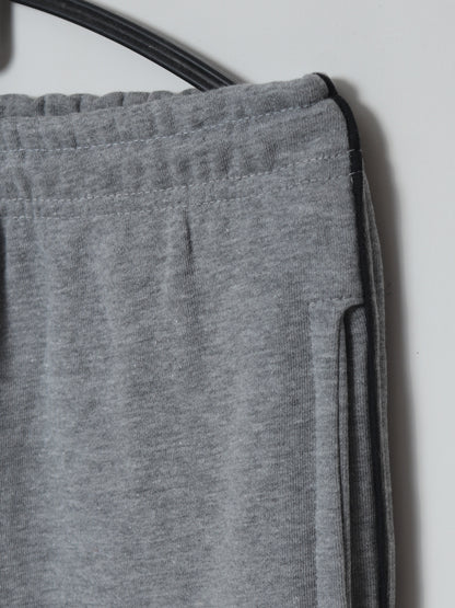 TR328-P- LCSTE 100% COTTON TERRY PIPING TROUSER "MID GREY"