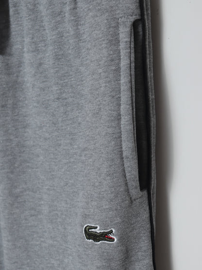 TR328-P- LCSTE 100% COTTON TERRY PIPING TROUSER "MID GREY"
