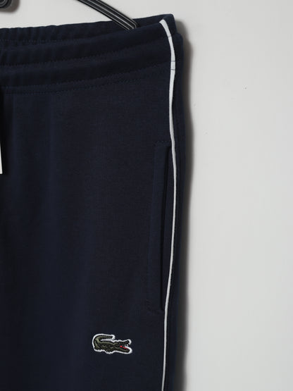 TR328-P- LCSTE 100% COTTON TERRY PIPING TROUSER "NAVY"