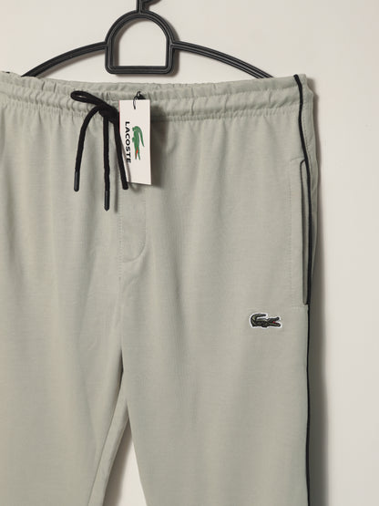 TR328-P- LCSTE 100% COTTON TERRY PIPING TROUSER "KHAKI"