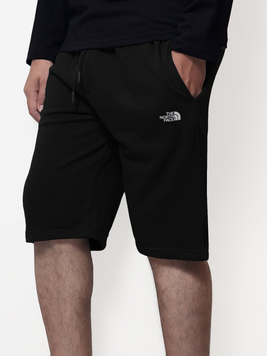 SH406- NF PREMIUM COTTON SHORTS "BLACK"