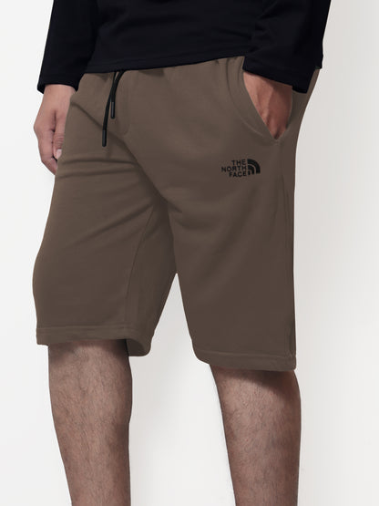 SH406- NF PREMIUM COTTON SHORTS "BROWN"