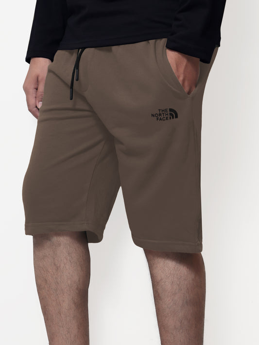 SH406- NF PREMIUM COTTON SHORTS "BROWN"