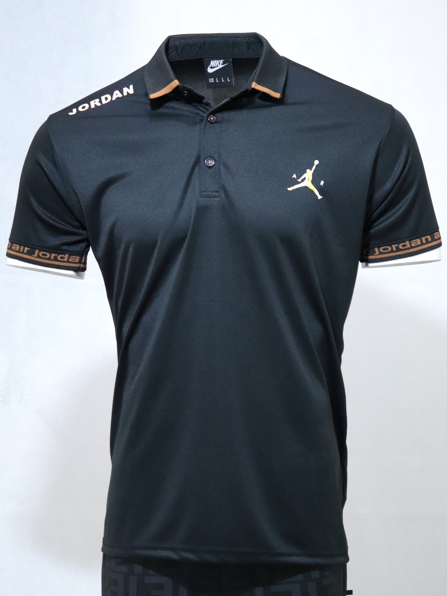 BL-PL202- NK PREMIUM DRI FIT POLO "BLACK"