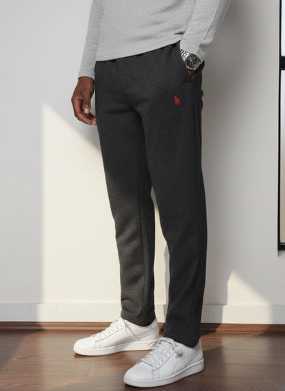 TR329- PRLN COTTON TERRY 3 POCKET TROUSER "CHARCOAL"