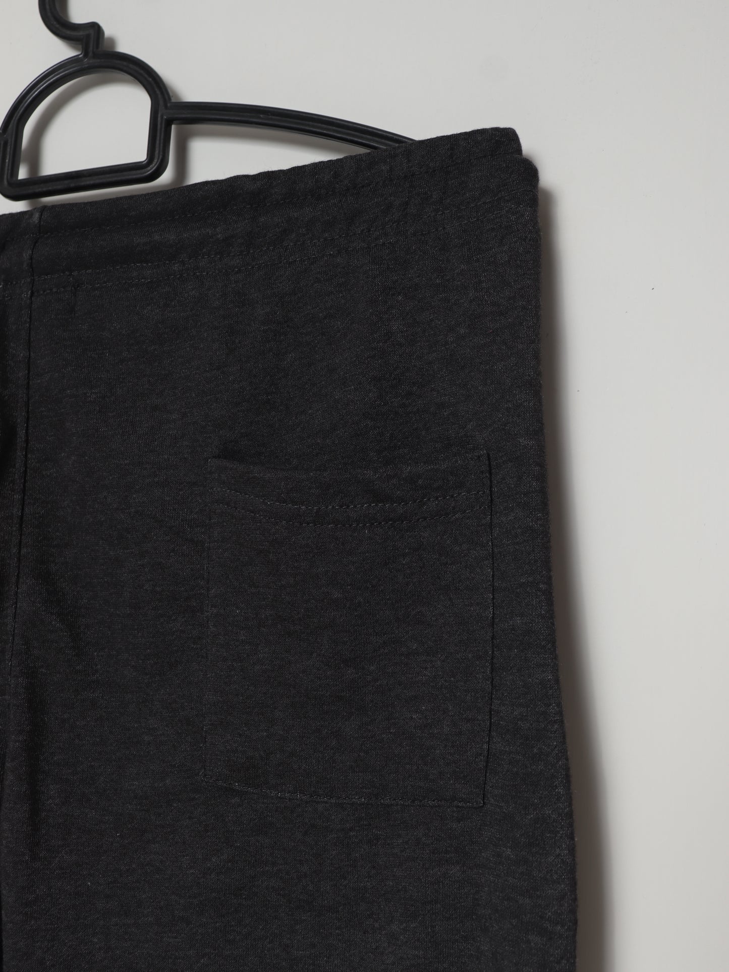 TR329- PRLN COTTON TERRY 3 POCKET TROUSER "CHARCOAL"