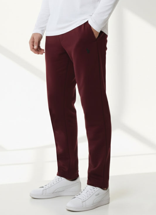 TR329- PRLN PURE COTTON 3 POCKET TROUSER "MAROON"