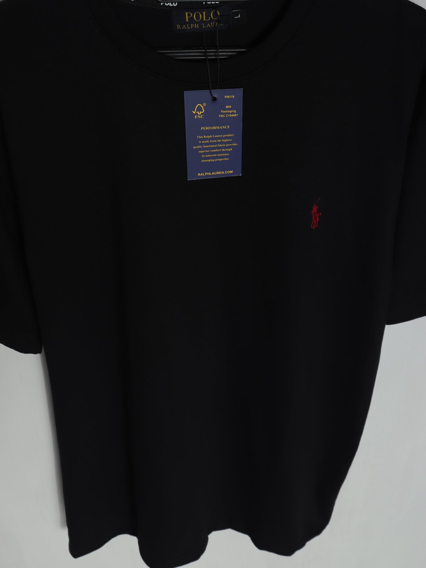 CTS3- PRLN RELAX FIT PREMIUM COTTON T SHIRT "BLACK"