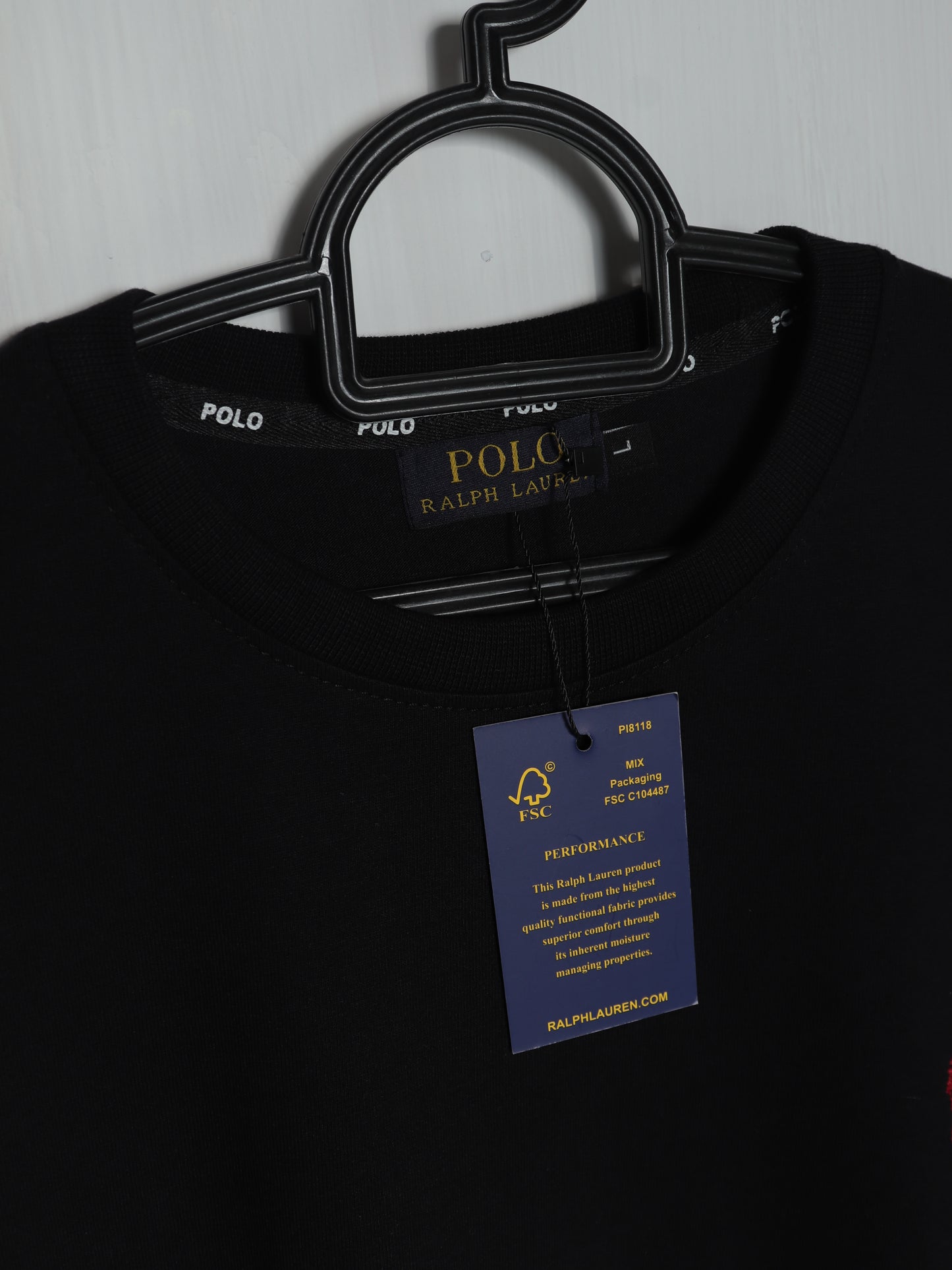 CTS3- PRLN RELAX FIT PREMIUM COTTON T SHIRT "BLACK"