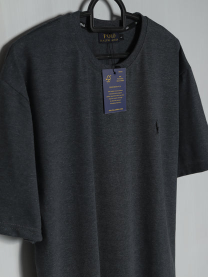 CTS3- PRLN RELAX FIT PREMIUM COTTON T SHIRT "CHARCOAL"