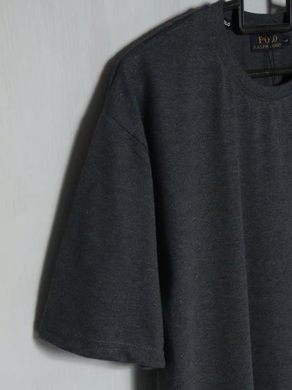 CTS3- PRLN RELAX FIT PREMIUM COTTON T SHIRT "CHARCOAL"
