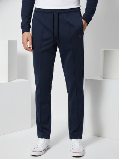 TR329.3- PRLN STRIPE INTERLOCK PREMIUM TROUSER "NAVY