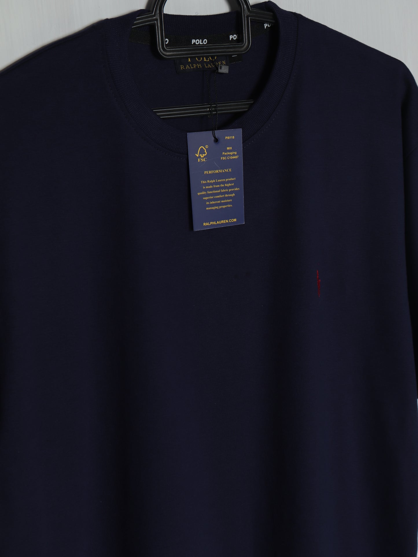 CTS3- PRLN RELAX FIT PREMIUM COTTON T SHIRT "NAVY"