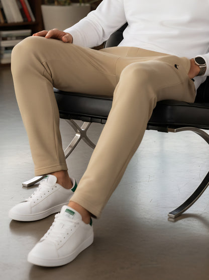 TR329- PRLN COTTON TERRY BACK POCKET TROUSER "SKIN NEW"