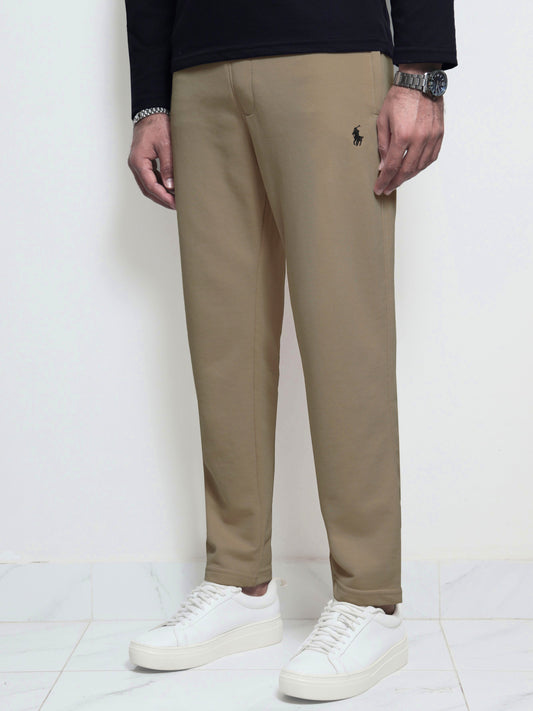 TR329-B- PRLN COTTON TERRY BACK POCKET TROUSER "KHAKI"