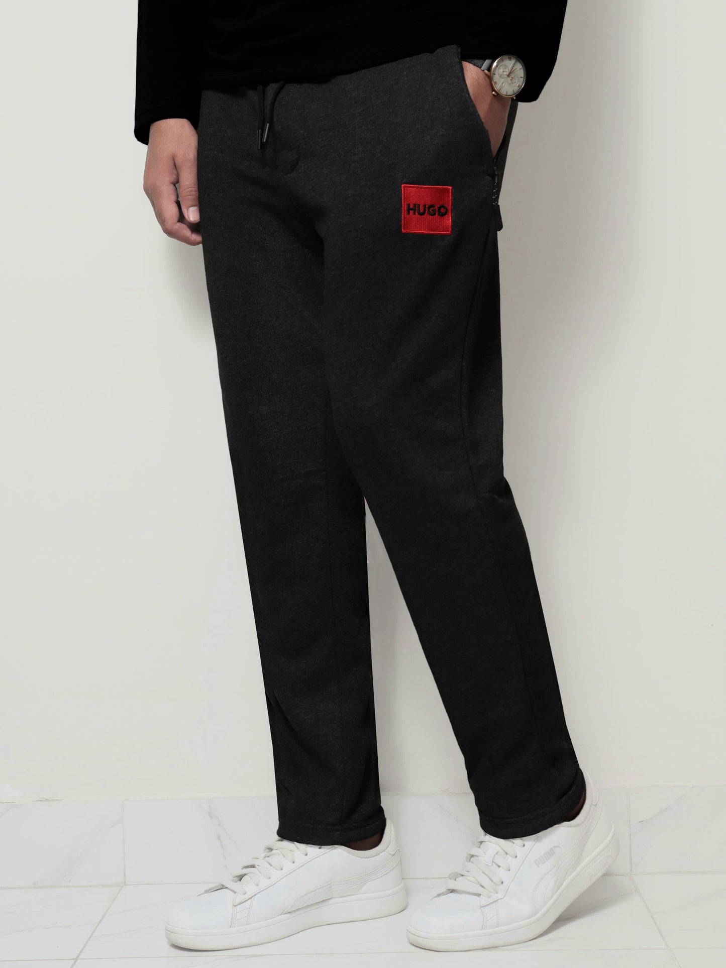 TR327- HGO COTTON PREMIUM TROUSER "CHARCOAL"