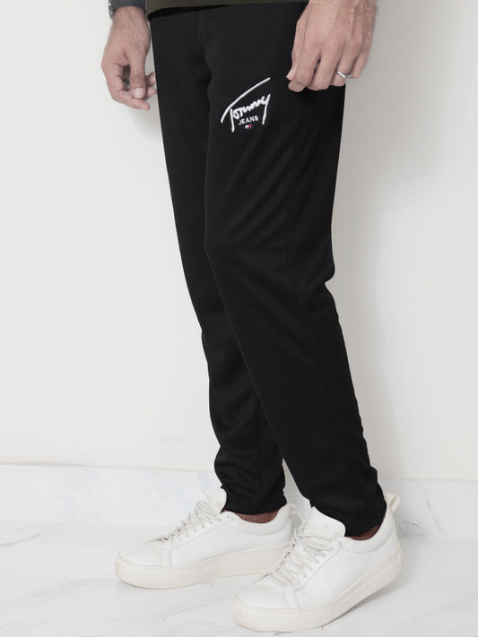 TR323- TJ MESH TEXTURE PREMIUM TROUSER "BLACK"