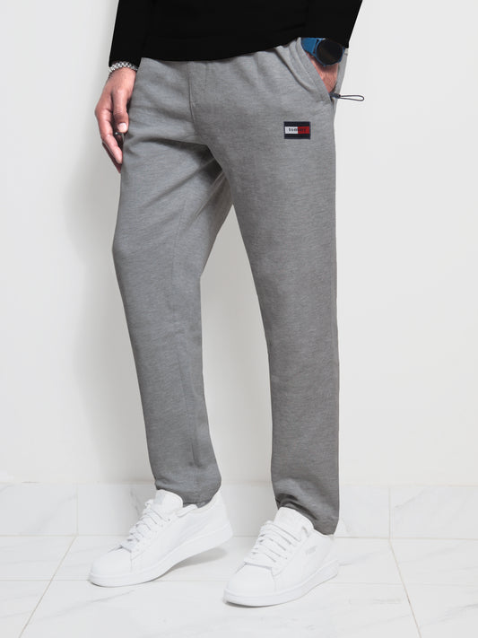 TR337-TMY PURE COTTON TERRY BACK POCKET TROUSER  "GREY"
