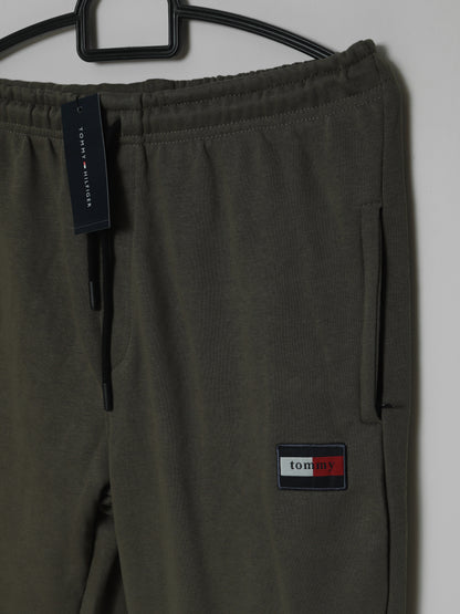 TR337-TMY PURE COTTON TERRY BACK POCKET TROUSER  "OLIVE"