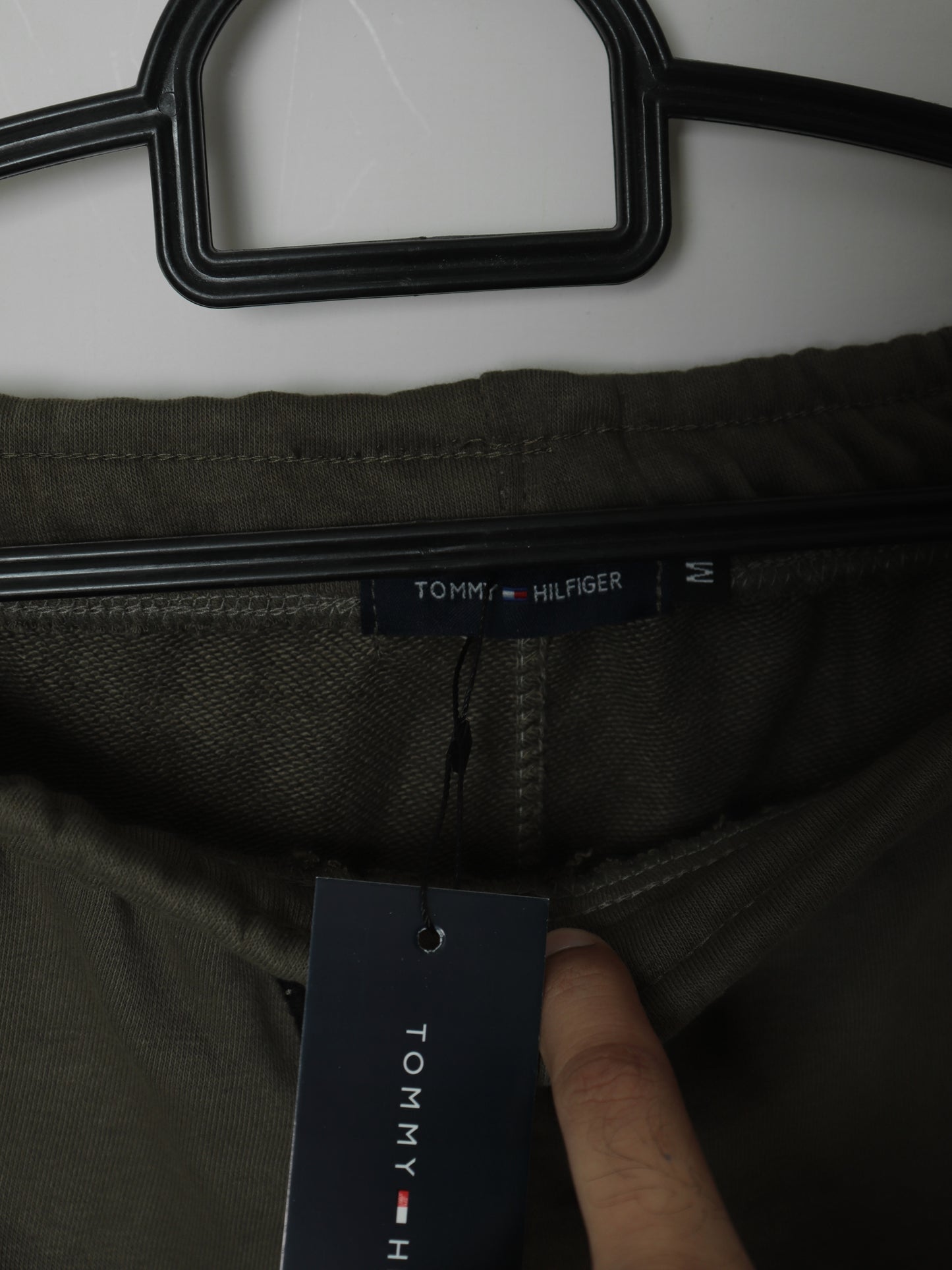 TR337-TMY PURE COTTON TERRY BACK POCKET TROUSER  "OLIVE"