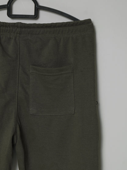 TR337-TMY PURE COTTON TERRY BACK POCKET TROUSER  "OLIVE"