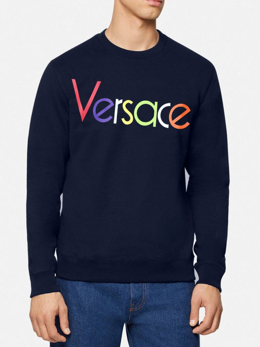 SS401-VRSC HD PRINTED TERRY SWEATSHIRT "NAVY"