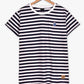 TS105-KLENGKET STRIPED T SHIRT "NAVY/WHITE"