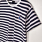 TS105-KLENGKET STRIPED T SHIRT "NAVY/WHITE"