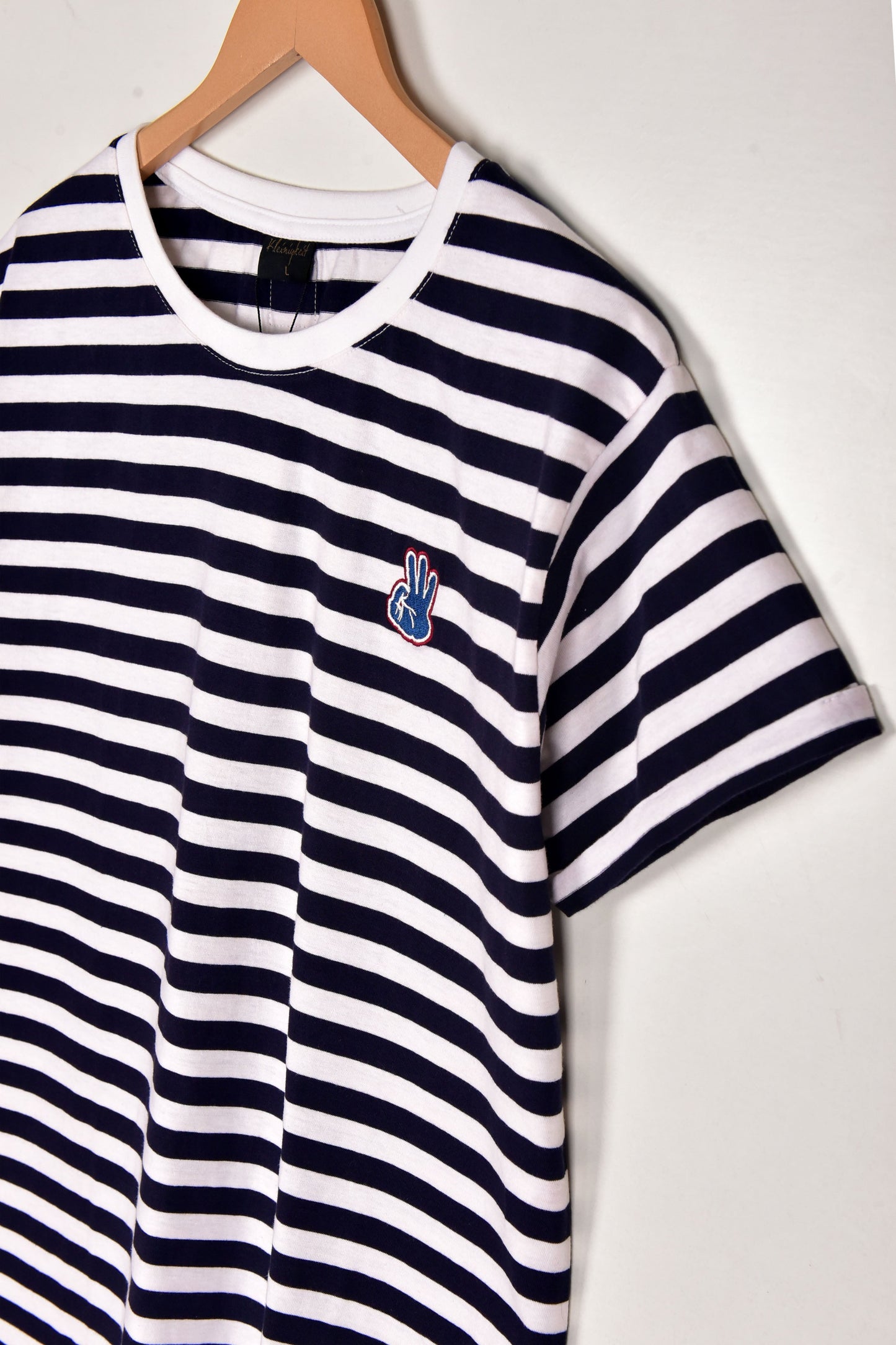 TS105-KLENGKET STRIPED T SHIRT "NAVY/WHITE"