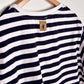 TS105-KLENGKET STRIPED T SHIRT "NAVY/WHITE"