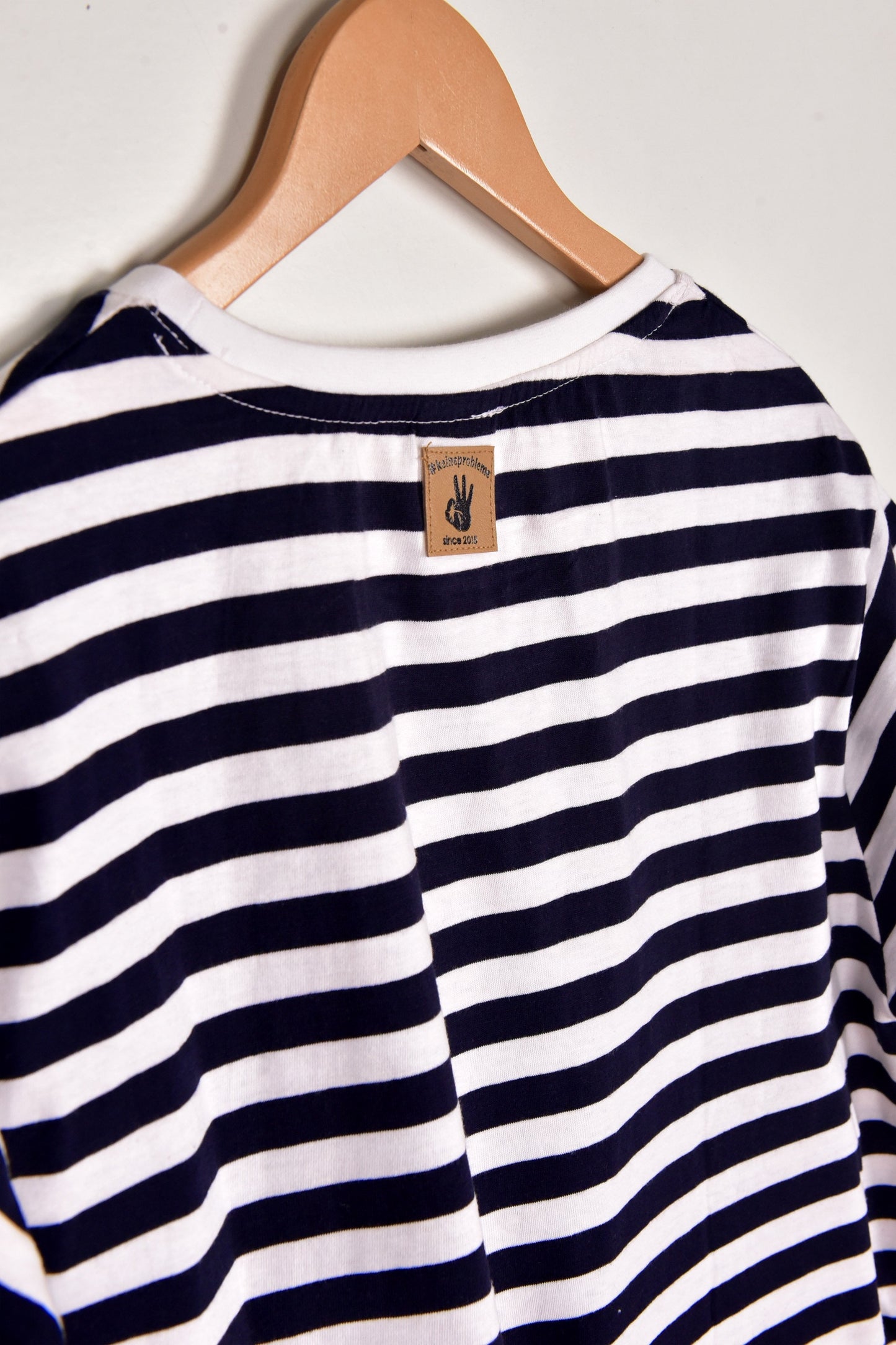 TS105-KLENGKET STRIPED T SHIRT "NAVY/WHITE"