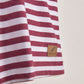 TS105-KLENGKET STRIPED T SHIRT "MAROON/WHITE"