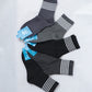 SKS081-ADS Lines Long Ankle Socks