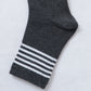 SKS081-ADS Lines Long Ankle Socks