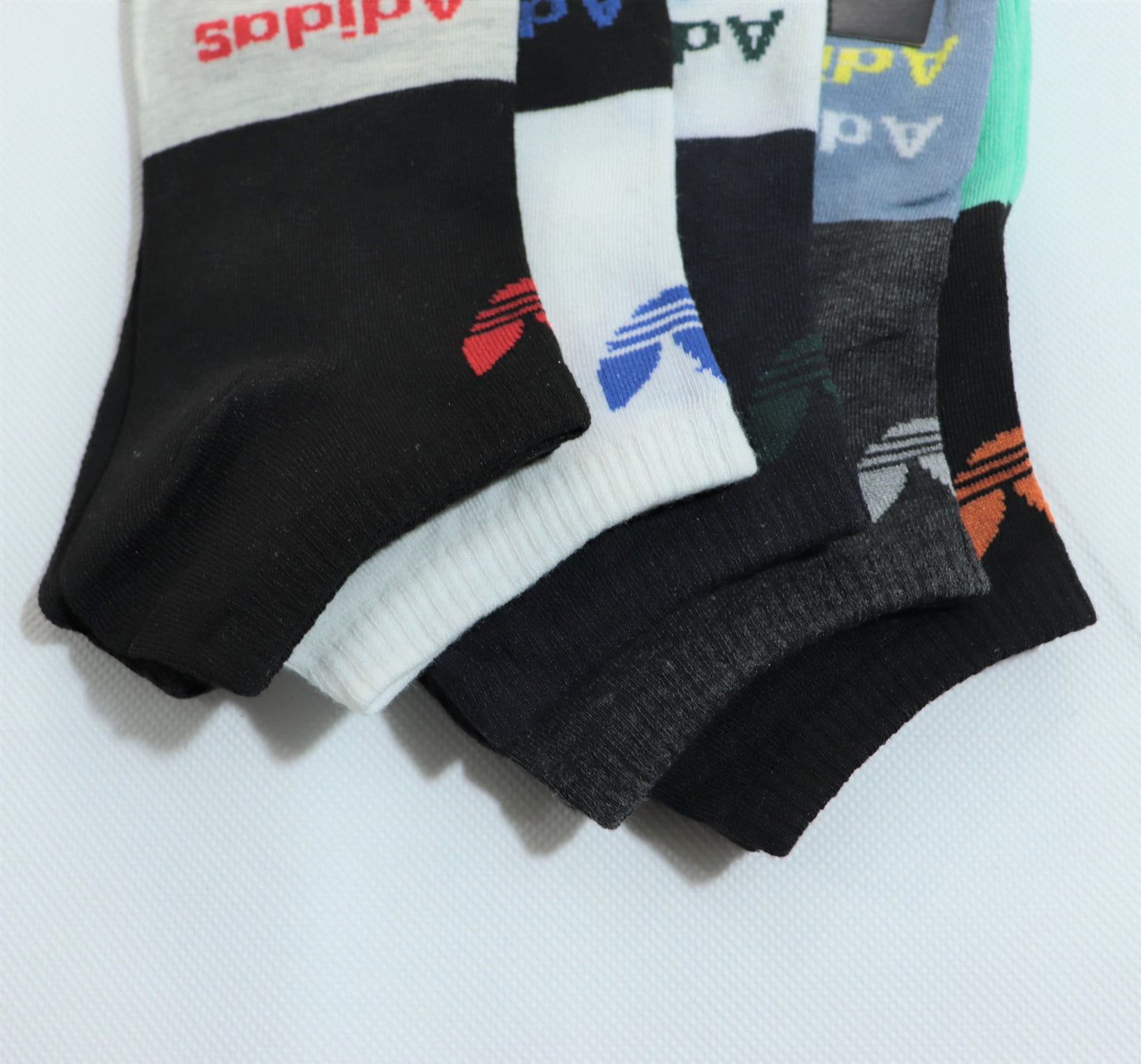 SKS056-ADS PREMIUM PANEL PACK OF 5 ANKLE SOCKS