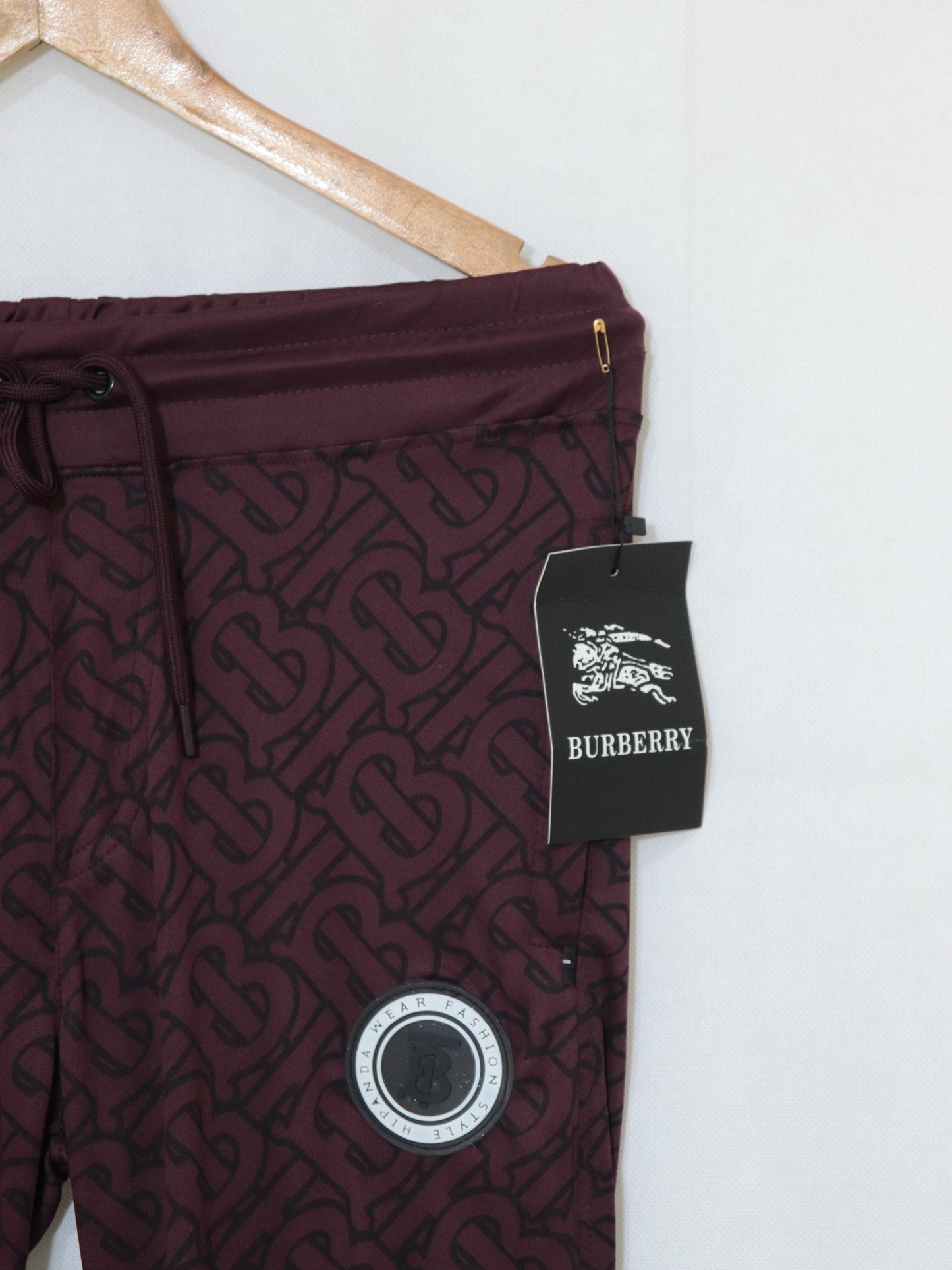 TR310- BRBY DRI-FIT ZIPPED POCKET TROUSER "MAROON"