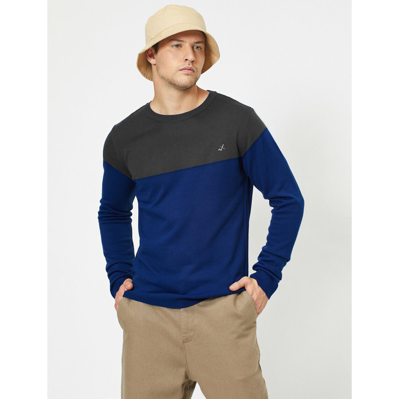 SS-409 INXTNSO BLUE RAGLAN ORIGNAL SWEATSHIRT