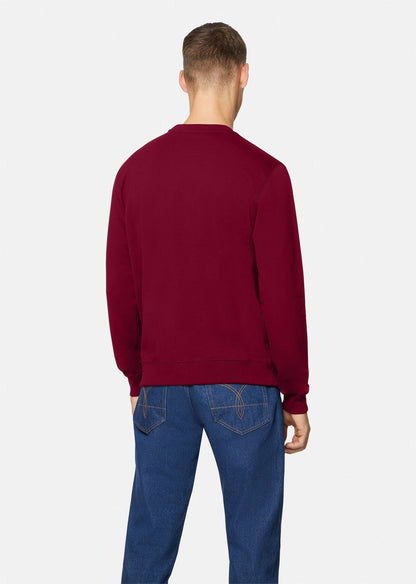 SS401-VRSC  HD PRINTED TERRY SWEATSHIRT "MAROON"